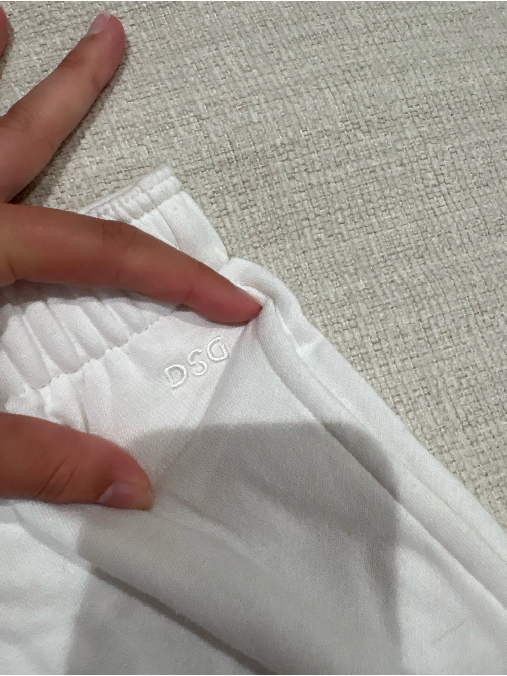 DSG White Women's Athletic Lounge Shorts - Picture 3 of 6